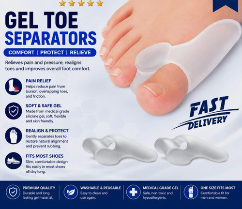 Gel silicone bunion toe - gel,