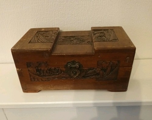 Vintage chinese carved camphor - vintage,