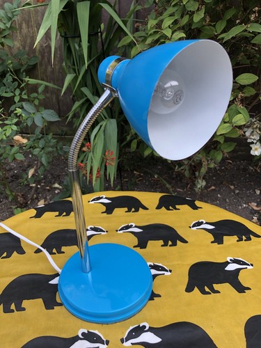 Eclectic blue desk flexi - desk,