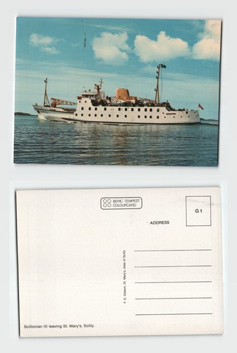 Postcard scillonian iii - postcard,