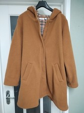 QVC D&Co Brown Hooded Coat