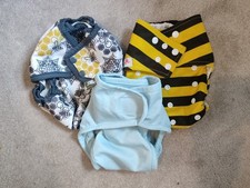 3x Reusable Nappies