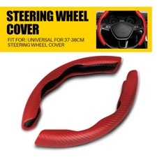 Red Car Carbon Fibre Steering