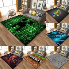 NEW Minecraft 3D Floor Rug Carpet Bedroom Doormat Living Room Door Mat Gifts UK