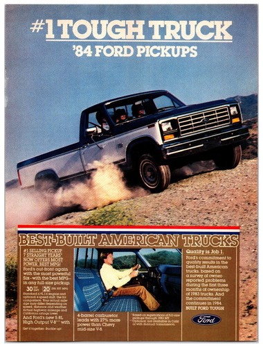 1984 ford series pickup - 1984,