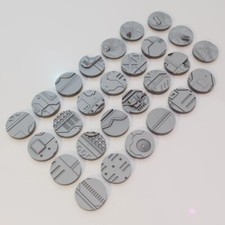 27 x 32mm Sci-Fi Round Bases