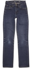 Levi's Demi Curve Women Blue Straight Classic Stretch Jeans W26 L31 (103436)