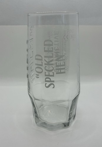 Old speckled hen pint glass - pint,