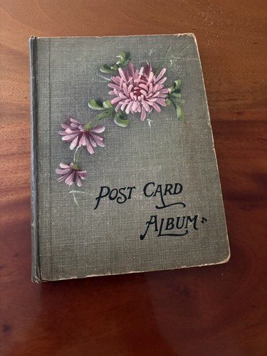 Victorian postcard album - a,