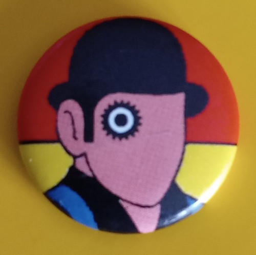 Clockwork orange vintage tin - orange,