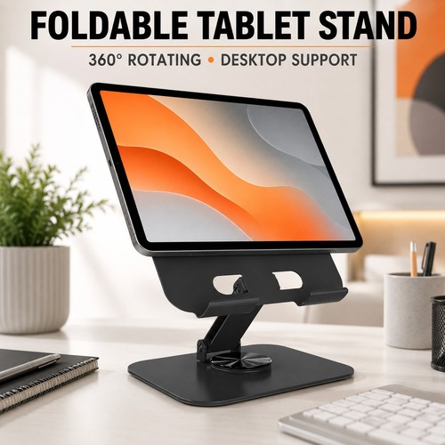 Universal tablet stand 360 - tablet, 360°