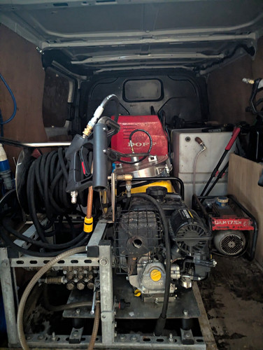 Pressure washer setup - washer,