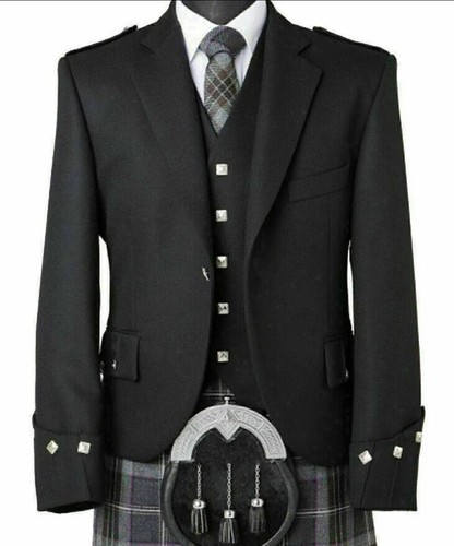 Scottish argyle kilt jacket - kilt,