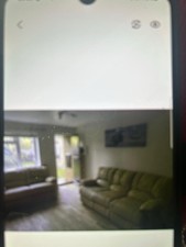 Cream Leather Reclining Sofas