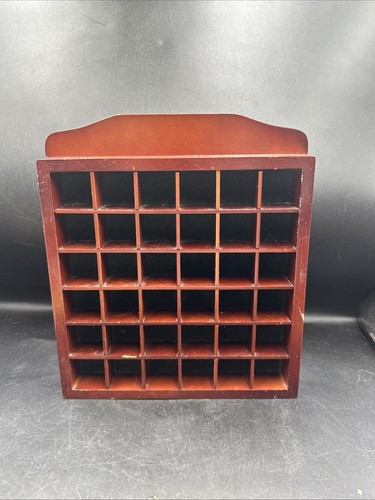 Vintage wooden display curio - wooden,