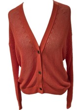 Uniqlo cardigan burnt  orange