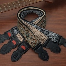 Retro Embroidery Guitar Strap