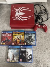 Sony PlayStation 4 Pro 1TB Spiderman Limited Edition (Includes Bundle of Games)