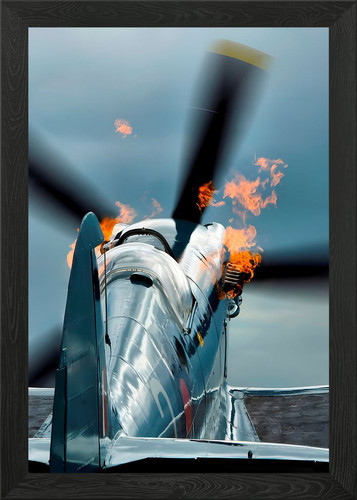 Spitfire warmup framed - framed, wall