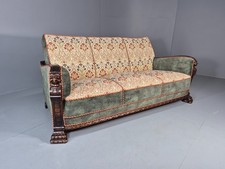 Vintage Art Deco Sofa 3 Seater