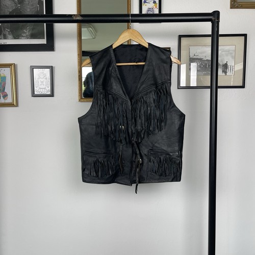 Vtg western cowboy waistcoat - cowboy,