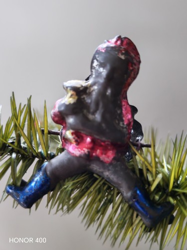 Rare antique christmas santa - antique,