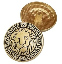 10 Military Style Metal 'Lion'