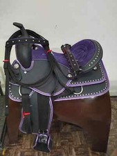 Purple Synthetic Western Horse