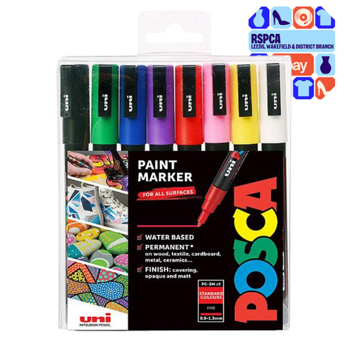 New posca pc3m pen paint - pc3m, 8