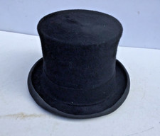 Vintage Black Silk Top Hat
