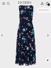 HOBBS CARLY NAVY FLORAL PRINT