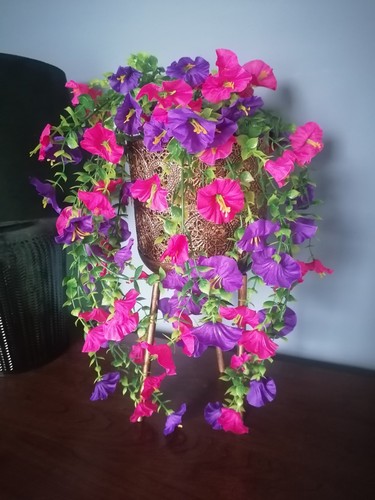 Artificial pink and purple - artificial,