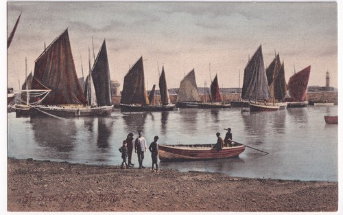 Ives cornwall fishing boats - st,
