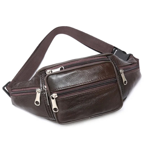 Mens leather waist - waist, bag