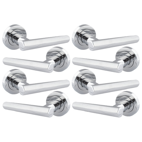 Door handles chrome - chrome, straight