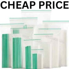 100 x Small Clear Plastic Bags