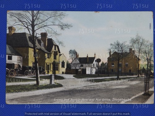 Crown and anchor hotel post - and,