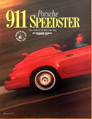 1994 porsche 911 speedster - porsche,