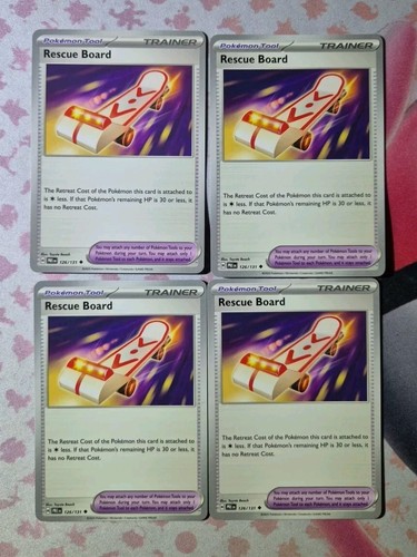 Pokemon card rescue board - card,