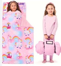 Joiedomi Toddler Happy Nappers pink unicorn Pillow & Blanket