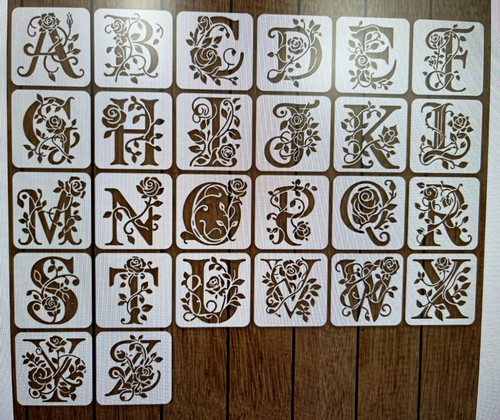 Reusable stencil template - reusable, stencil/template