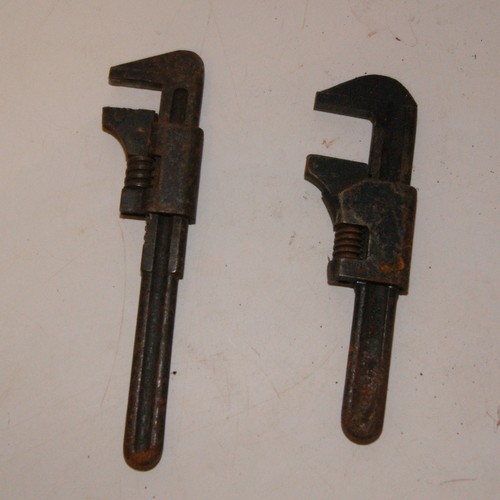 Vintage adjustable spanner - 2x,