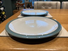 Denby Azure  Dinner Plates x 2