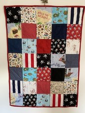 Handmade Pirates  Quilt For