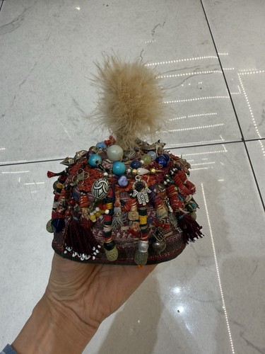 Turkmen kids handmade hat