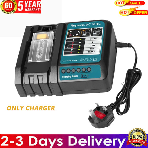 18v battery charger dc18rc - 18v,