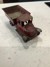 Vintage Triang Tin Plate Tipper Truck 7" Long #101