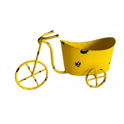 Tricycle planter iron art - tricycle,