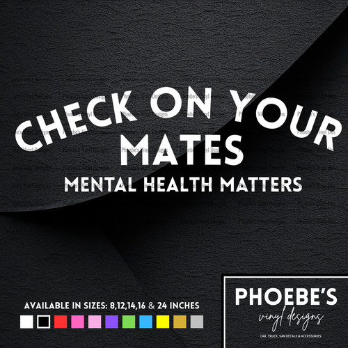 Check your mates - check, on
