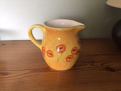 Poppy design ceramic jug - poppy,